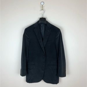 Z ZEGNA Corduroy Blazer Jacket Regular Fit Single Breasted
